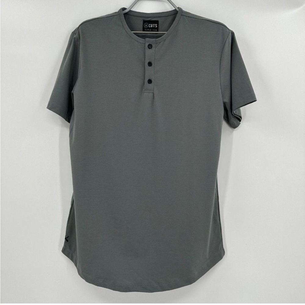 NWOT - CUTS Clothing AO curve hem - color sage